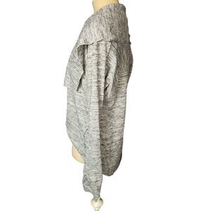 Athleta  Gray Workout Loungewear Open Front Shawl Collar Jacket Size XS